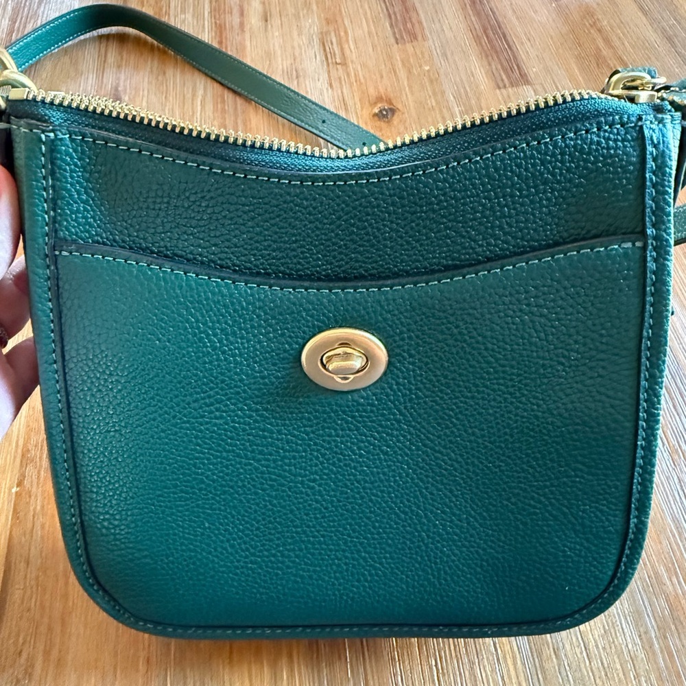 Coach Pebbled Leather Chaise 19 Crossbody